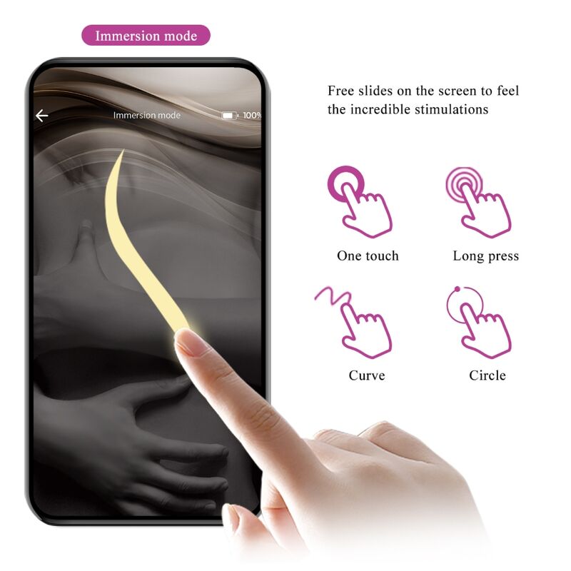 Vibratore Elettrostimolazione APP Pretty Love Hector — Viola