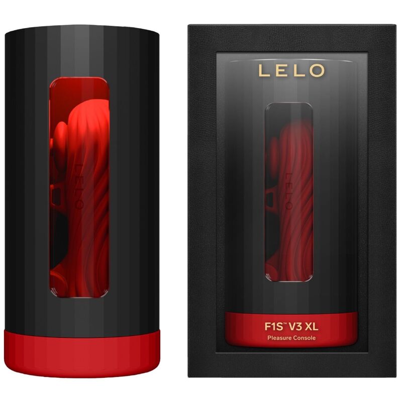Masturbatore Maschile App-Controlled Lelo F1S V3 — XL, Rosso