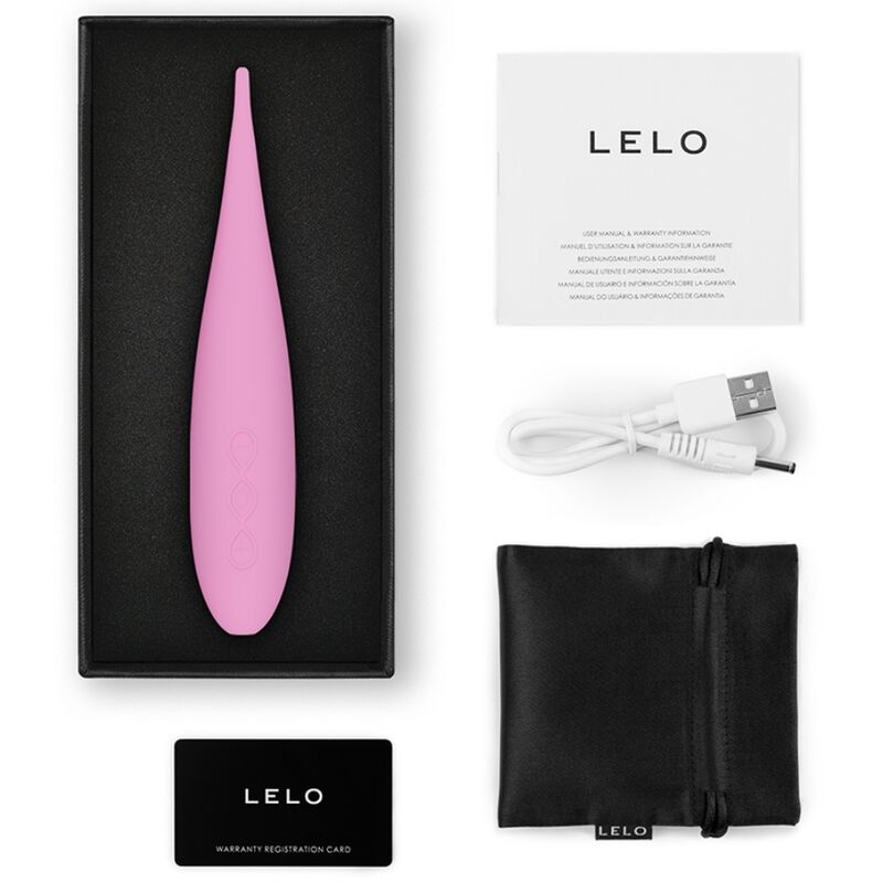 Stimolatore Clitoride Lelo Dot Travel — 8 Modalità, Rosa