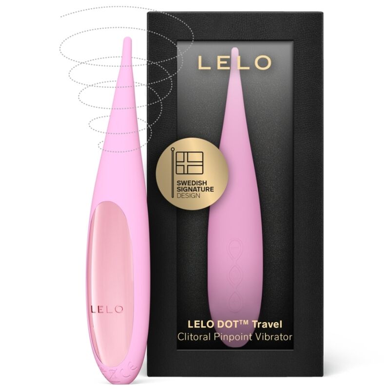 Stimolatore Clitoride Lelo Dot Travel — 8 Modalità, Rosa