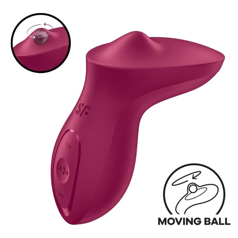 Vibratore Clitoride con Sfera Rotante Satisfyer Exciterrr — Fucsia