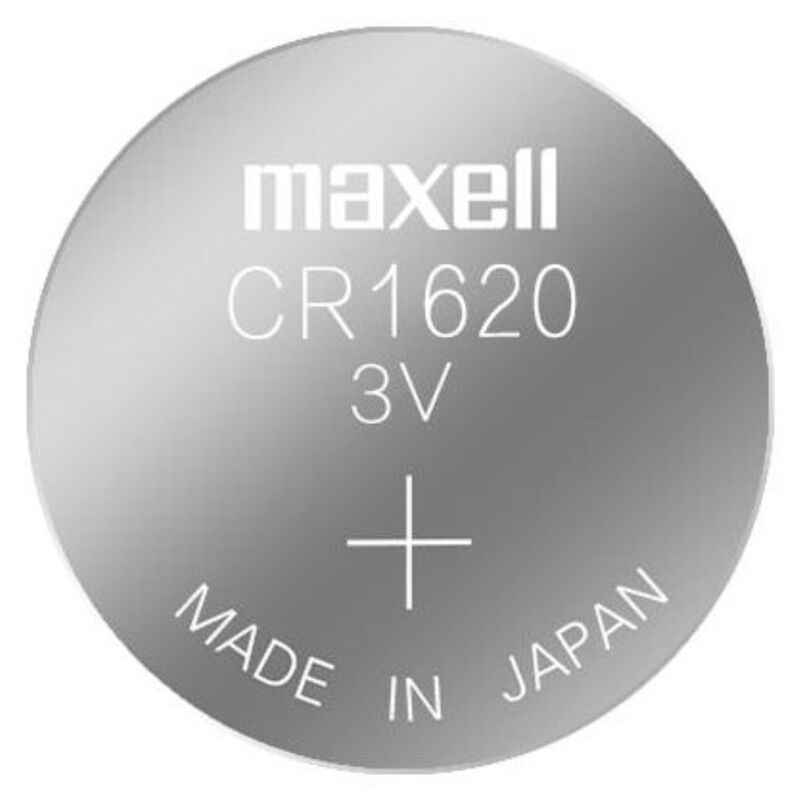 Batteria Litio CR1620 Maxell — 3V, 5 Unità