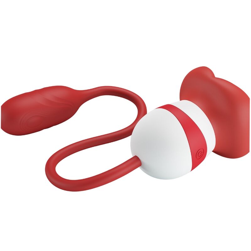 Stimolatore Vulvare con Lingua Pretty Love Aliyah — Rosso