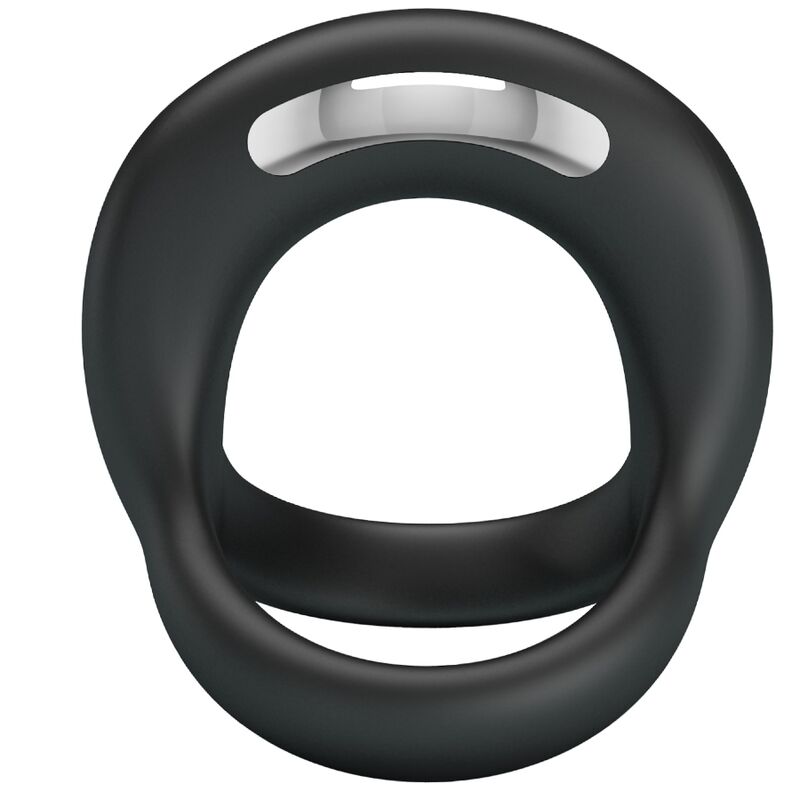 Anello Fallico Vibrante Pretty Love Elliott — Silicone Nero