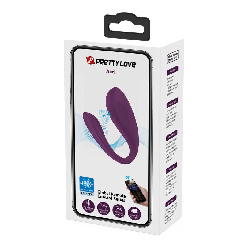 Stimolatore Clitoride Pretty Love Aari — App, 10 Modalità