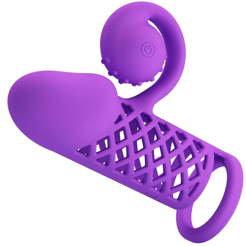 Guaina Fallica Vibrante Romance Harden — Silicone, viola