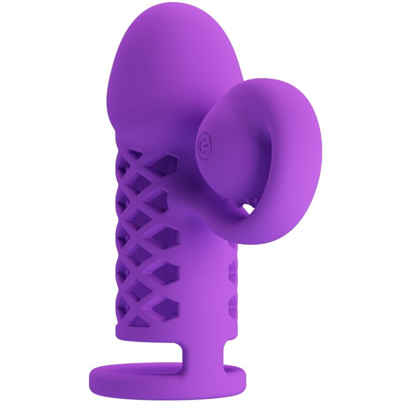 Guaina Fallica Vibrante Romance Harden — Silicone, viola