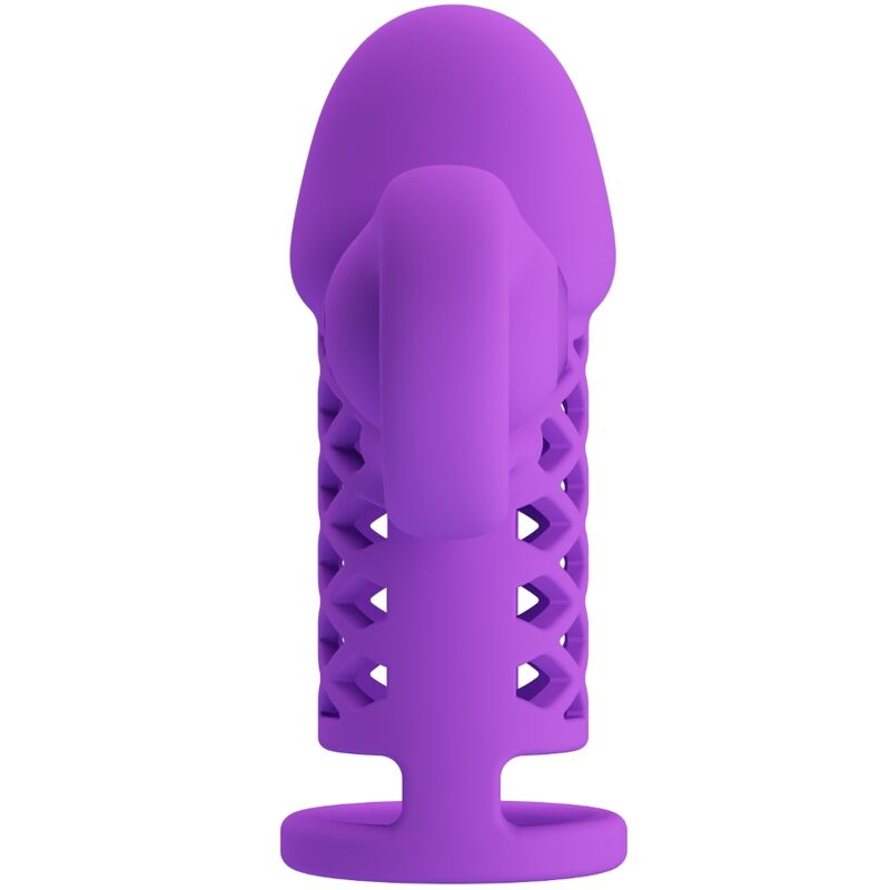 Guaina Fallica Vibrante Romance Harden — Silicone, viola
