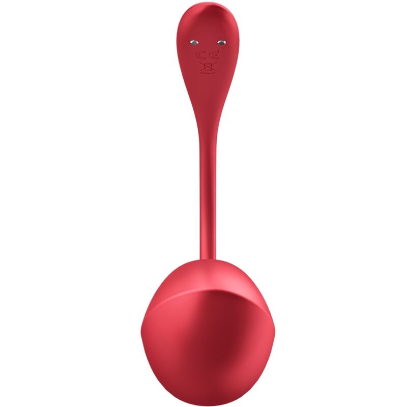 Vibratore Punto G Indossabile Satisfyer Shiny Petal — App, Rosso