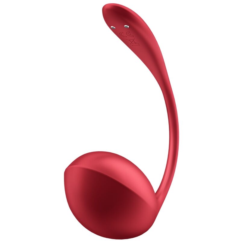 Vibratore Punto G Indossabile Satisfyer Shiny Petal — App, Rosso