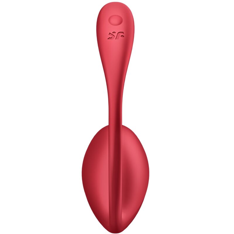 Vibratore Punto G Indossabile Satisfyer Shiny Petal — App, Rosso