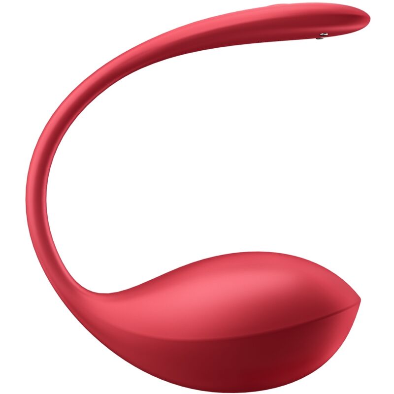 Vibratore Punto G Indossabile Satisfyer Shiny Petal — App, Rosso