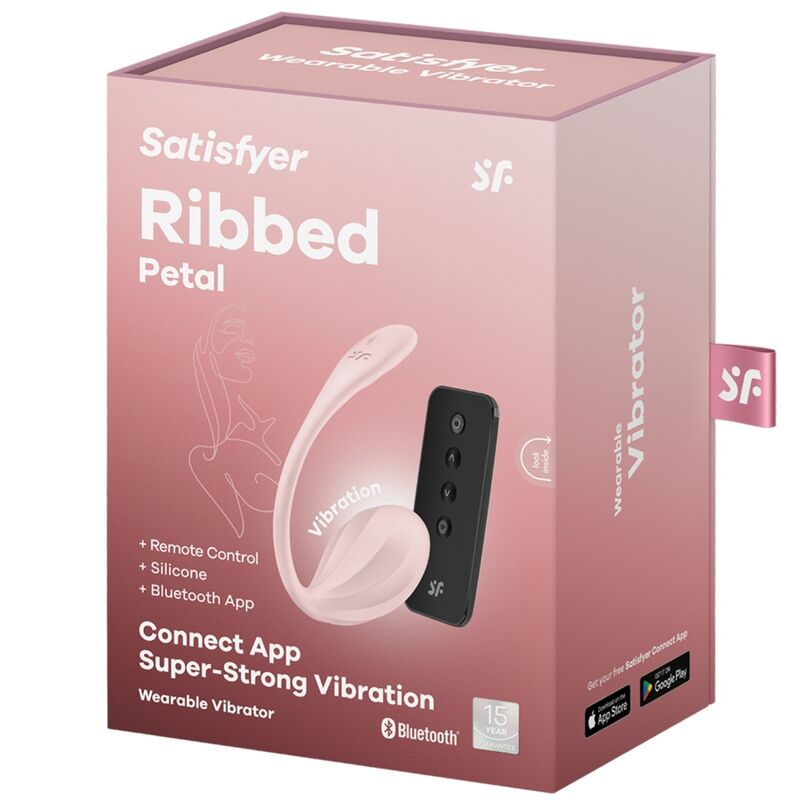 Vibratore Punto G Indossabile Satisfyer Ribbed Petal — App