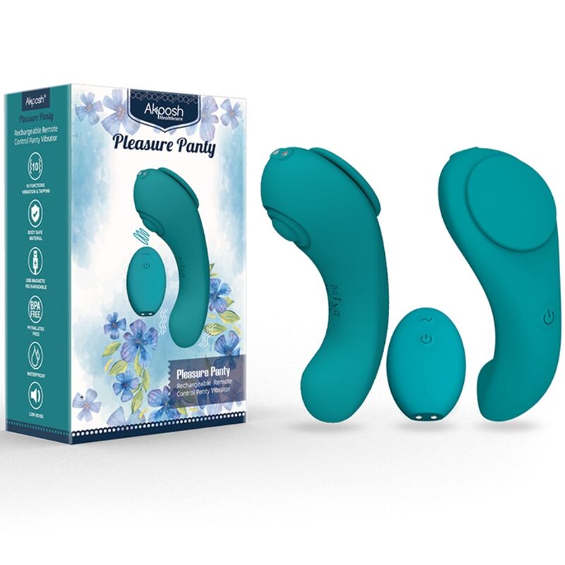 Vibratore Mutandine Telecomandato Armony Pleasure Panty — Verde