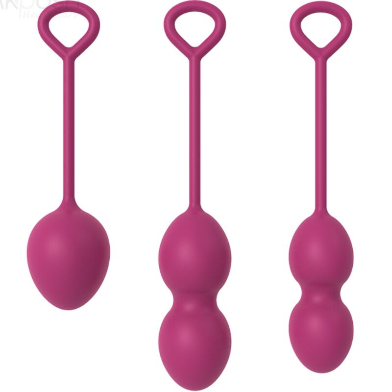 Sfere Vaginali Kegel Armony Anabiosis — 3 Livelli, Bordeaux