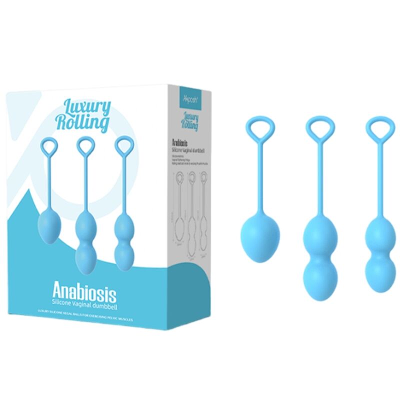 Peso Vaginale Vibrante Armony Anabiosis — 3 Livelli, Blu