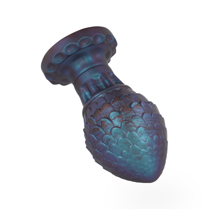 Plug Anale Dragon Egg Epic Vrakos — Silicone, Taglia S