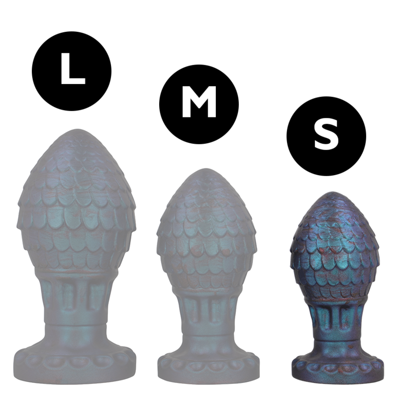 Plug Anale Dragon Egg Epic Vrakos — Silicone, Taglia S