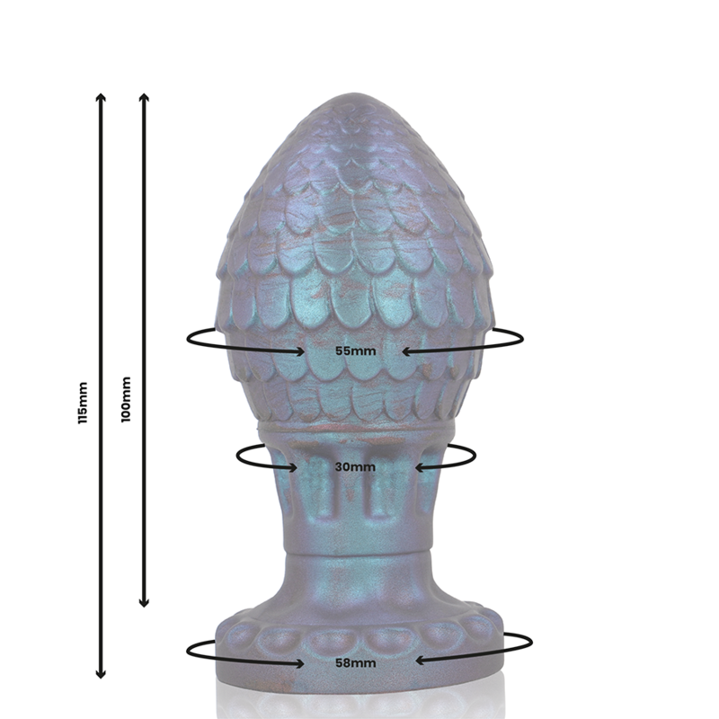 Plug Anale Dragon Egg Epic Vrakos — Silicone, Taglia M