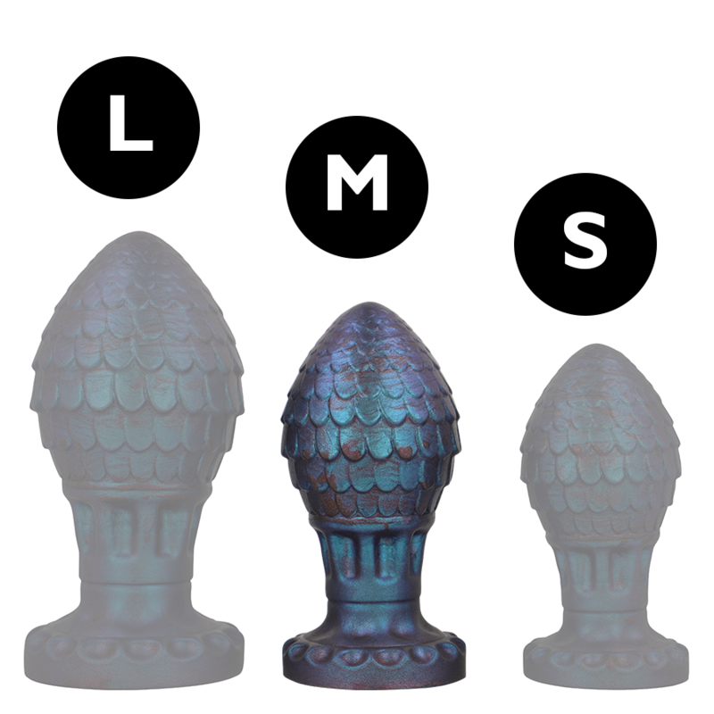 Plug Anale Dragon Egg Epic Vrakos — Silicone, Taglia M
