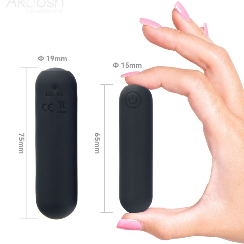Vibratore Bullet Armony Splash Hehe — Silicone, 10 Vibrazioni