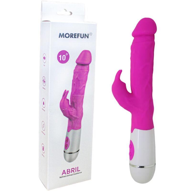 Vibratore Rabbit Armony Abril — 16 Velocità, Rosa