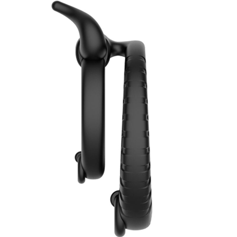 Anello Fallico Vibrante Armony Bull's Pasion — Silicone, Nero