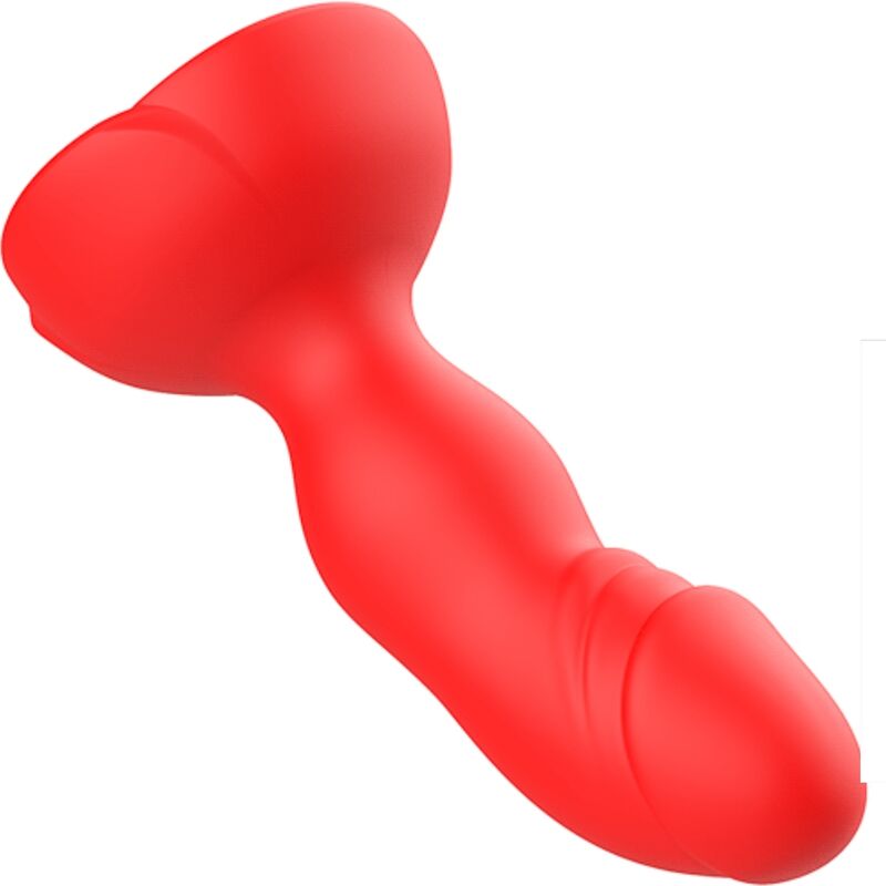 Plug Anale Vibrante con Telecomando Armony Extreme Bloom — Rosso