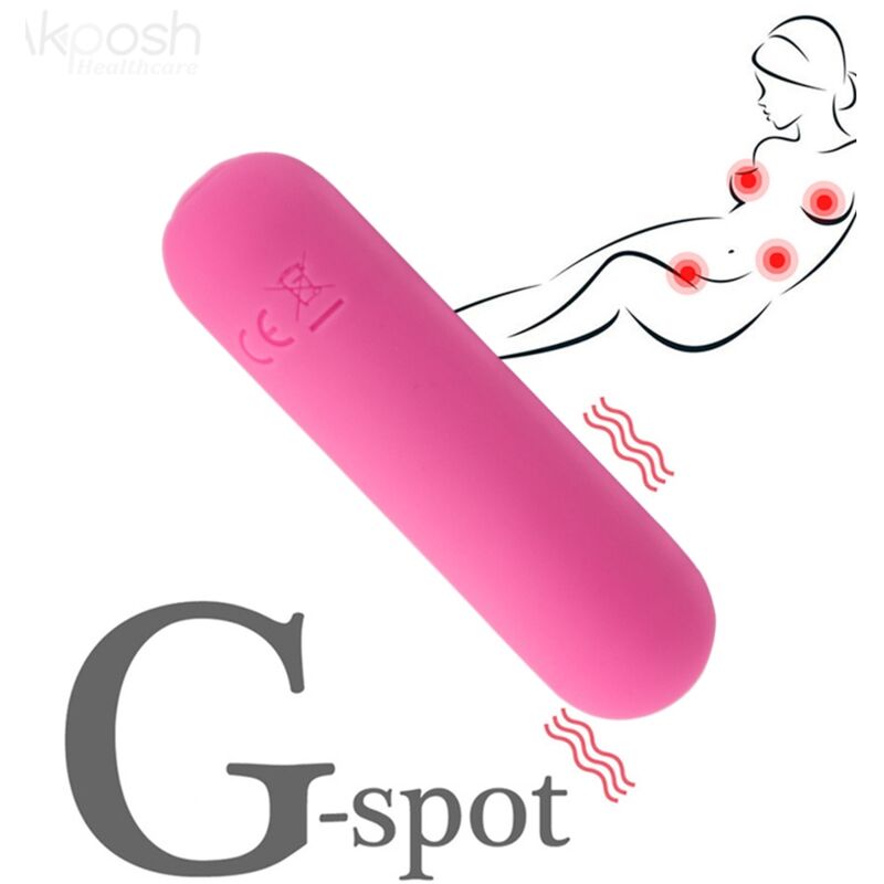 Vibratore Bullet Armony Splash Haha — Silicone, 10 Modalità