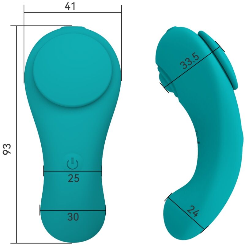 Vibratore Mutandine Telecomandato Armony Pleasure Panty — Verde
