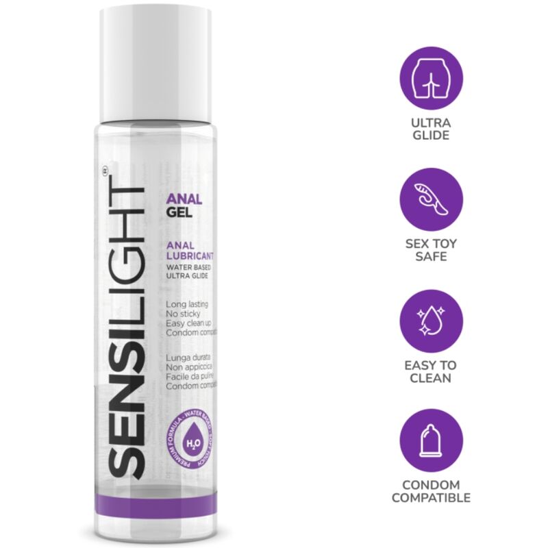 Lubrificante Anale Base Acqua Intimateline Sensilight — 60 ml