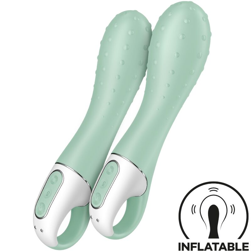Vibratore Punto G Gonfiabile Satisfyer Air Pump Vibrator 3 — Menta