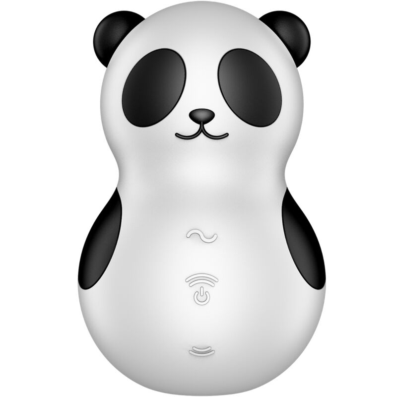 Succhia Clitoride con Vibratore Satisfyer Pocket Panda — Bianco