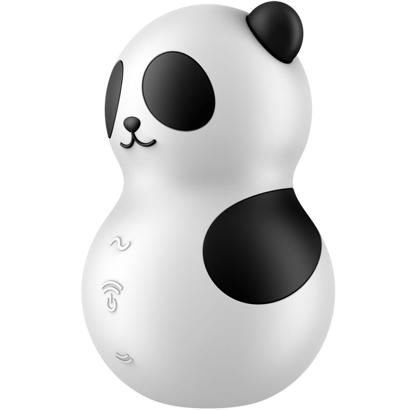Succhia Clitoride con Vibratore Satisfyer Pocket Panda — Bianco