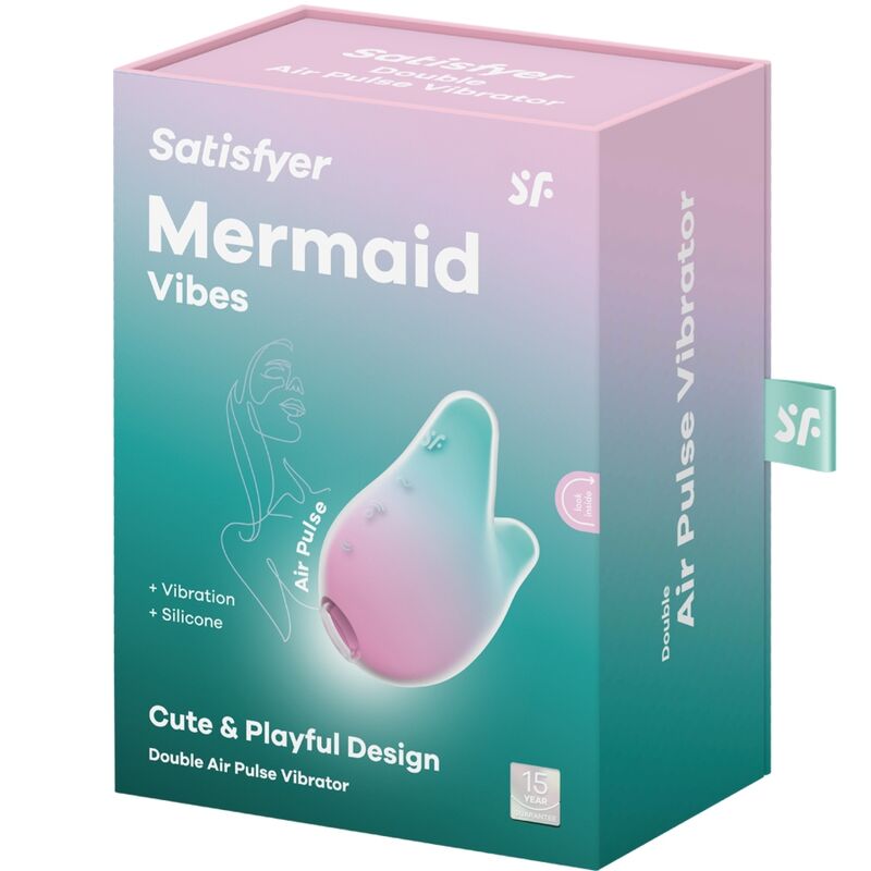 Succhia Clitoride Vibrante Satisfyer Mermaid Vibes — 11 Modalità
