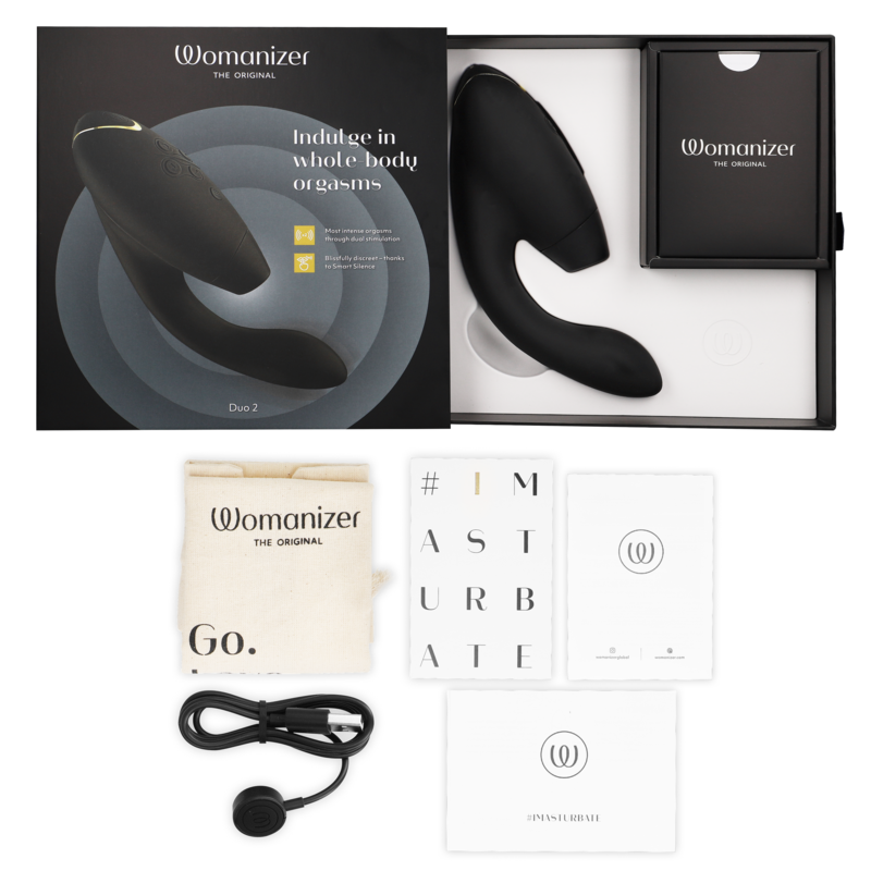 Vibratore Rabbit Womanizer Duo 2 — Stimolatore Clitoride e Punto G