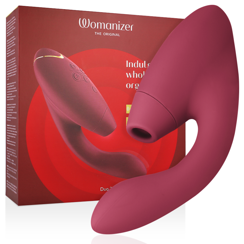 Vibratore Rabbit Punto G Womanizer Duo 2 — Bordeaux