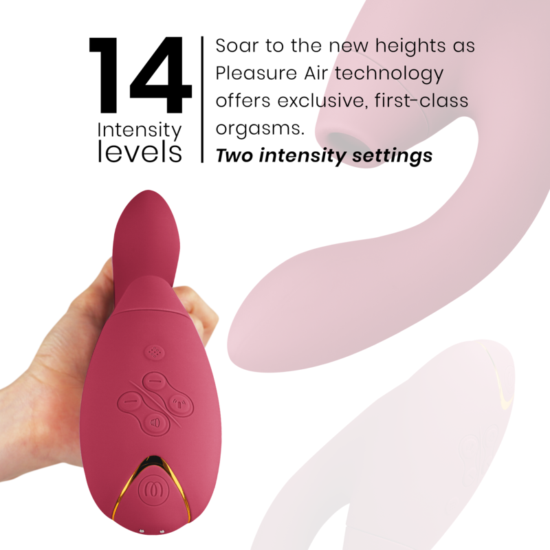 Vibratore Rabbit Punto G Womanizer Duo 2 — Bordeaux