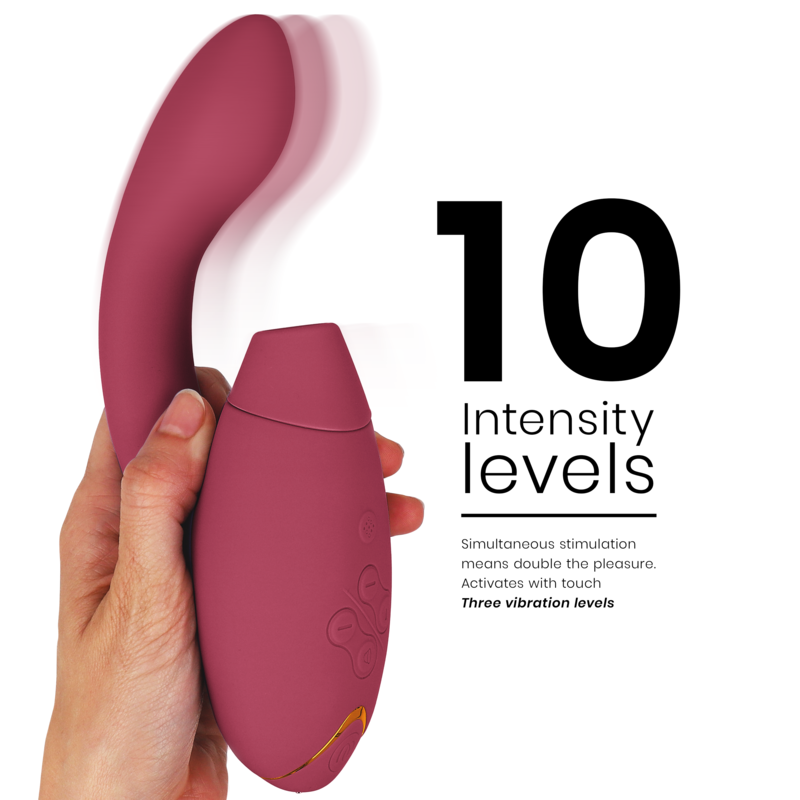 Vibratore Rabbit Punto G Womanizer Duo 2 — Bordeaux