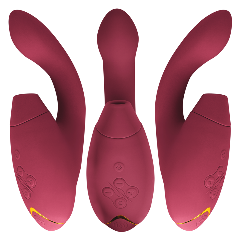 Vibratore Rabbit Punto G Womanizer Duo 2 — Bordeaux