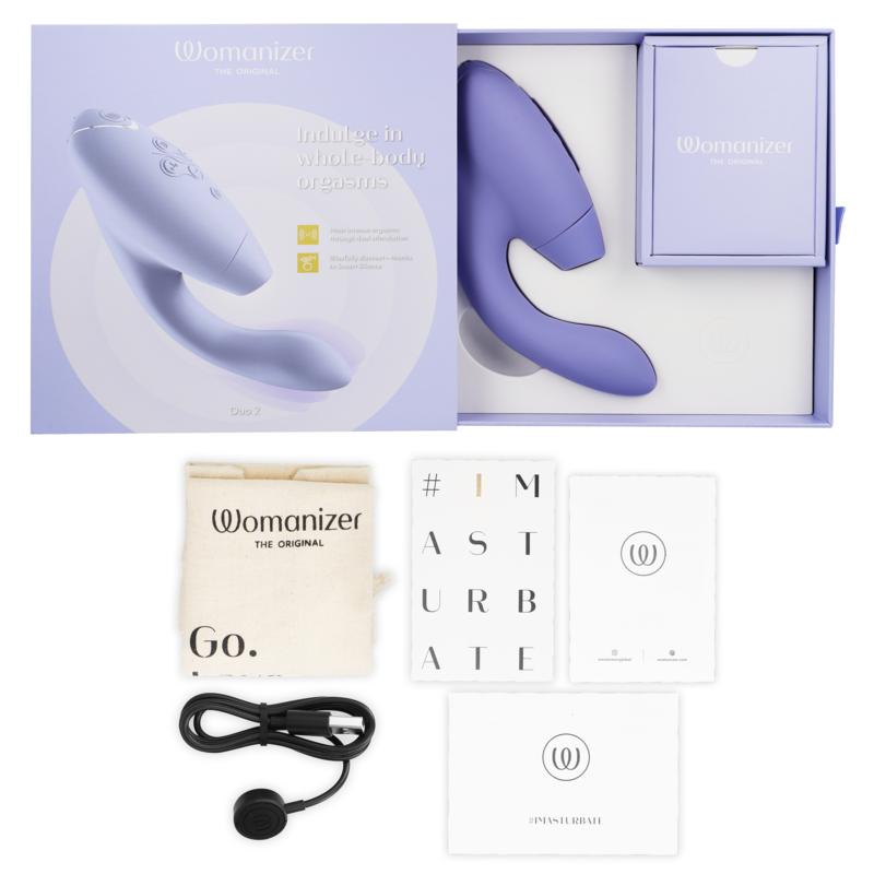 Vibratore Rabbit Womanizer Duo 2 — Stimolatore Punto G e Clitoride