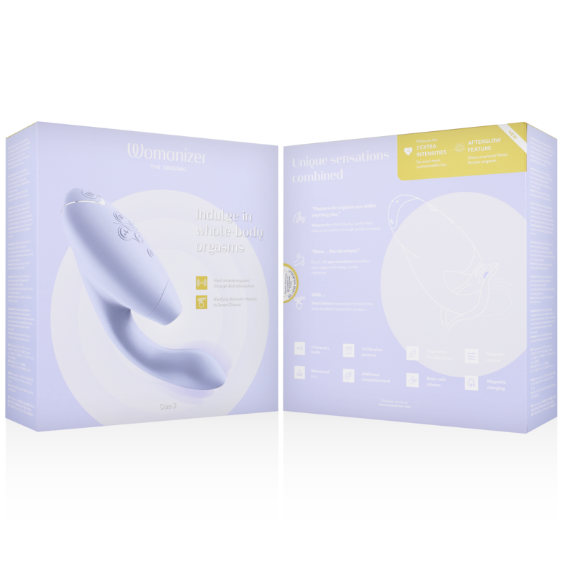 Vibratore Rabbit Womanizer Duo 2 — Stimolatore Punto G e Clitoride