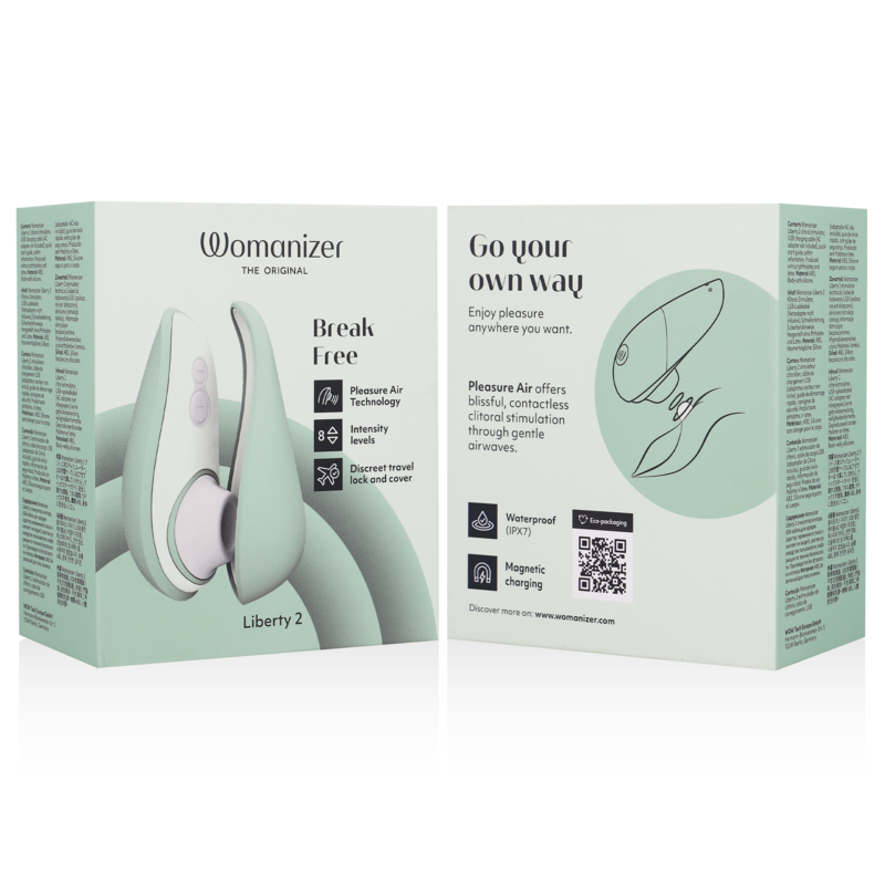 Succhia Clitoride Womanizer Liberty 2 — Verde Chiaro