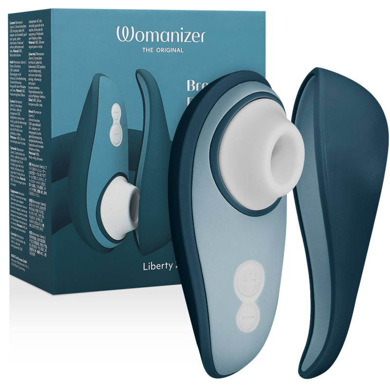 Succhia Clitoride Womanizer Liberty 2 — Pleasure Air, Blu