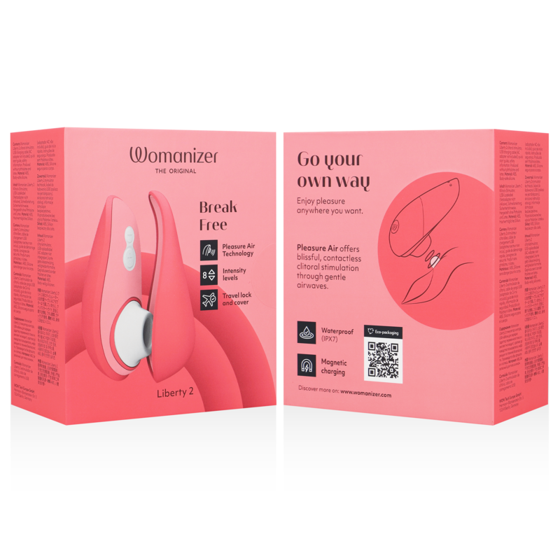 Succhia Clitoride Womanizer Liberty 2 — Rosa