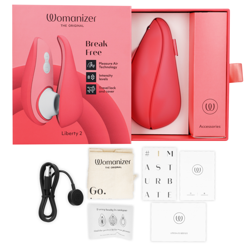 Succhia Clitoride Womanizer Liberty 2 — Rosa