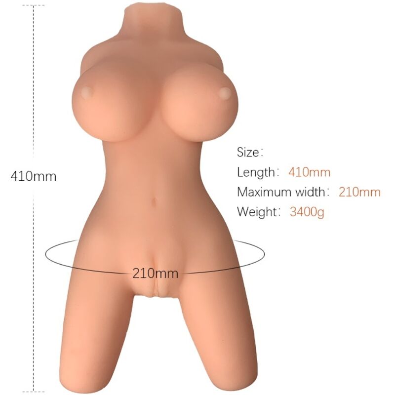 Masturbatore Torso Femminile Armony — TPE Realistico