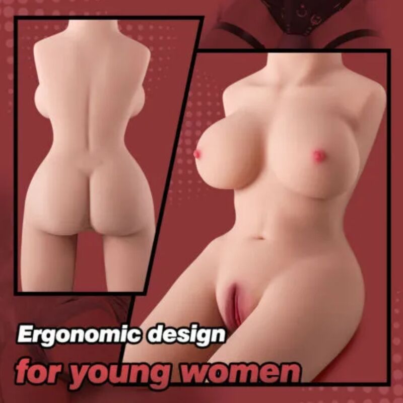 Masturbatore Torso Femminile Gonfiabile Armony — Grandezza Naturale