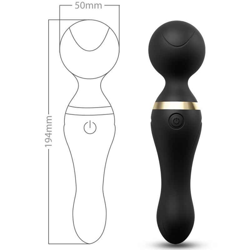 Vibratore Wand Testa Flessibile Armony Freeza — 9 Modalità