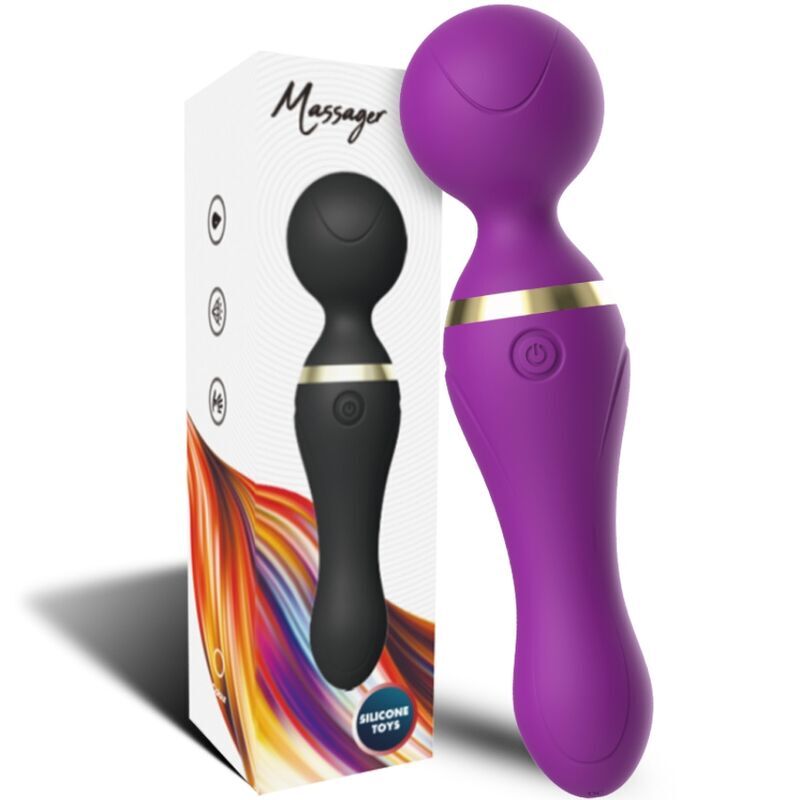 Vibratore Wand Testa Flessibile Armony Freeza — 9 Modalità, Viola